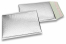 ECO metallic bubble envelopes - silver 180 x 250 mm | Bestbuyenvelopes.ie