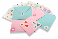 Birth envelope seals - various | Bestbuyenvelopes.ie