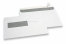 Window envelopes, white, 162 x 229 mm (C5), window on left 40 x 110 mm, window position 20 mm from the left side and 72 mm from the bottom,  90 gram, closure with seal strip, weight each approx. 7 g. | Bestbuyenvelopes.ie