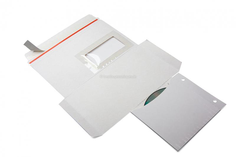 Cardboard envelopes with multimedia pocket - folded outwards (photo 1 of 4)