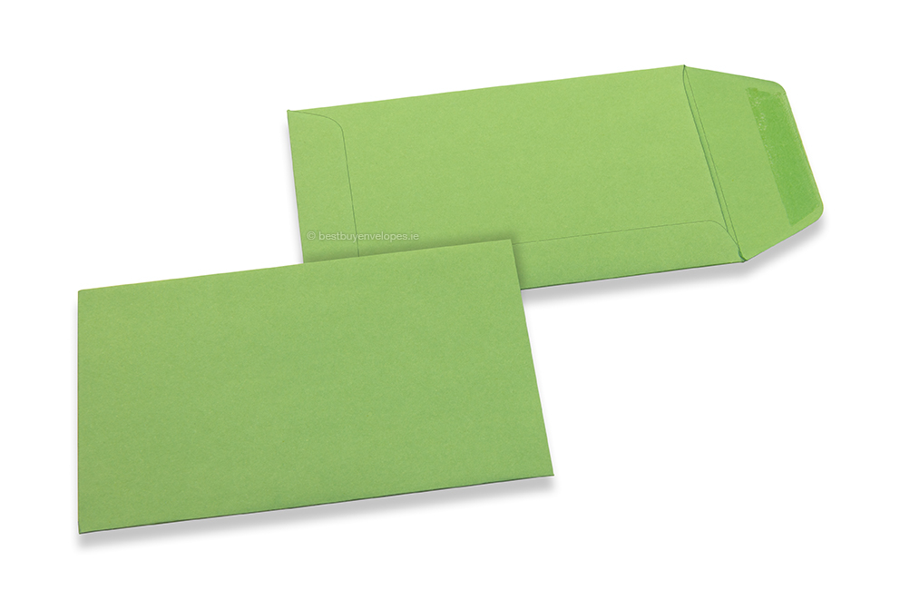 Coloured pocket envelopes - Apple green, 65 x 105 mm