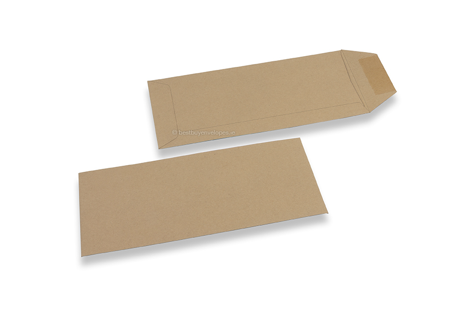 Recycled business envelopes, 110 x 220 mm, EA 5/6, flap short side, gummed, 80 grs.