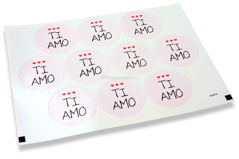 Love envelope seals - Ti amo