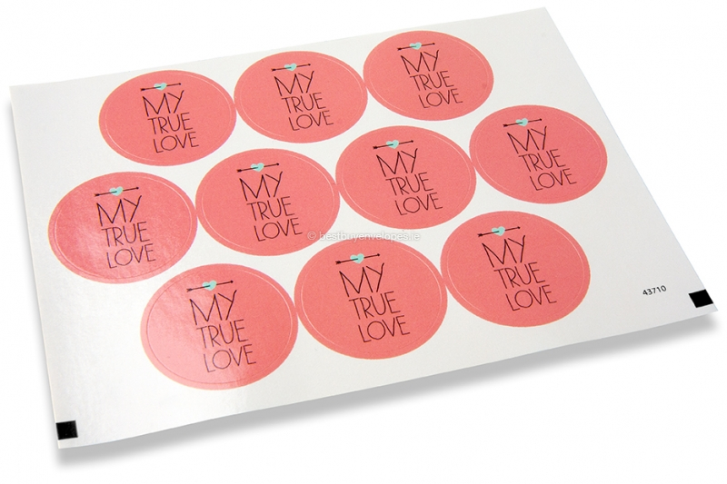 Love envelope seals - my true love