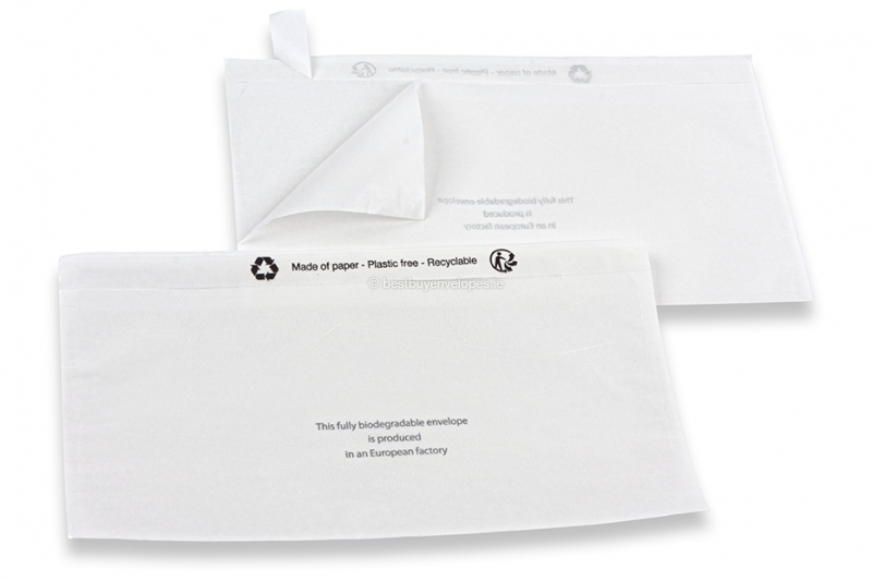 Paper packing list envelopes - 120 x 228 mm without print