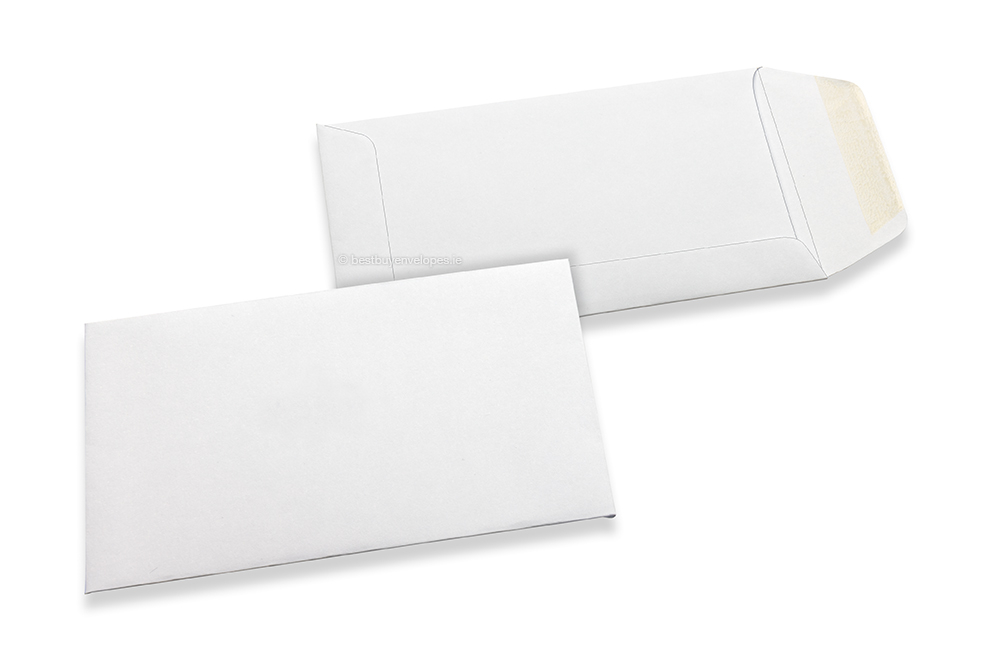 Coloured pocket envelopes - White, 65 x 105 mm