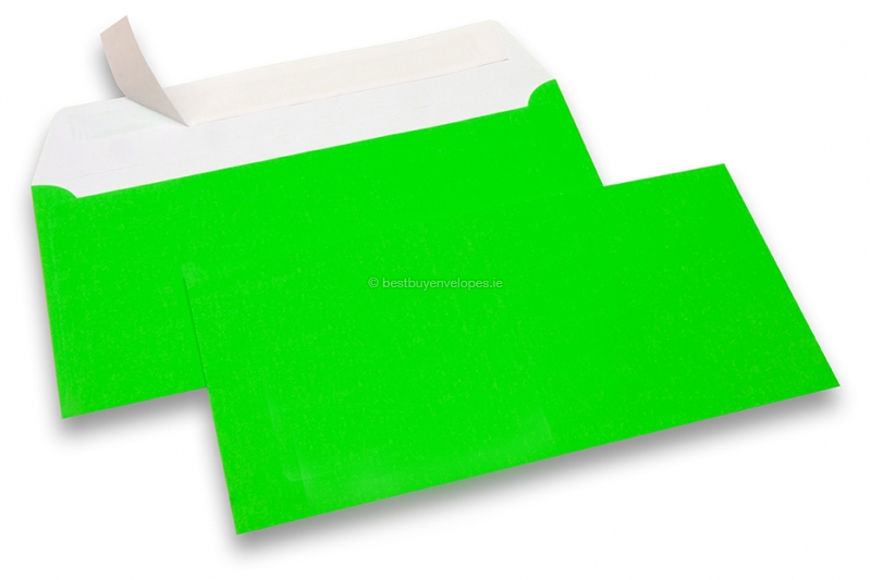 Neon envelopes - green, without window