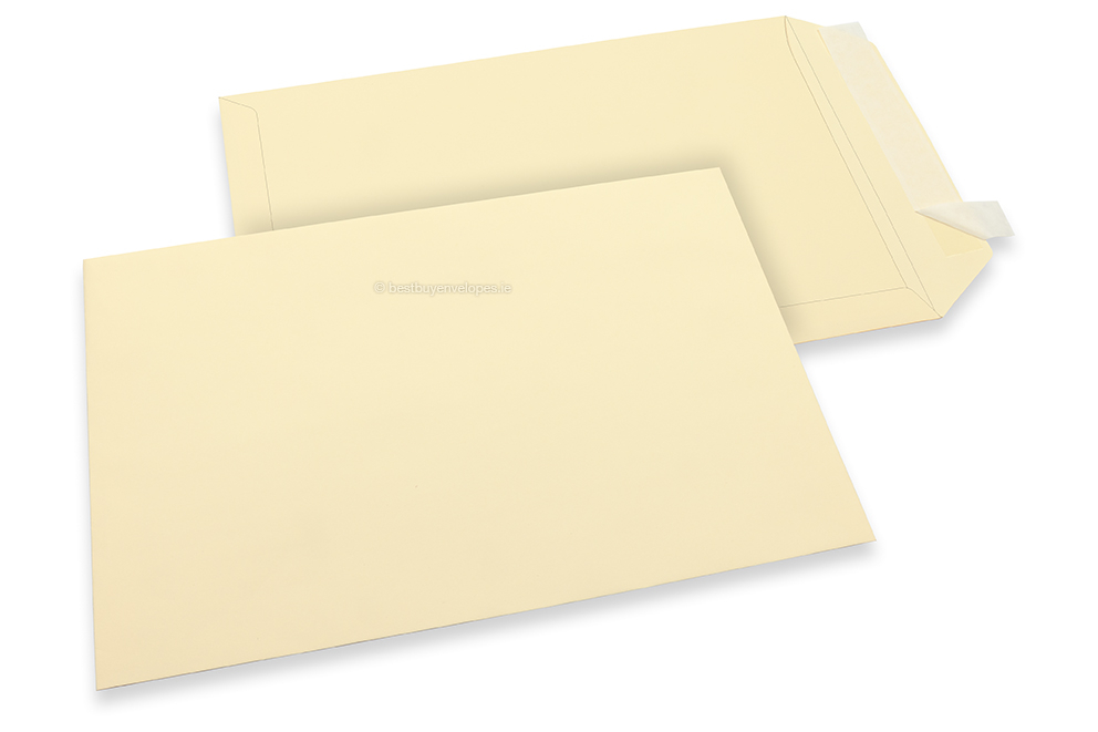 Ivory white coloured paper envelopes - 229 x 324 mm