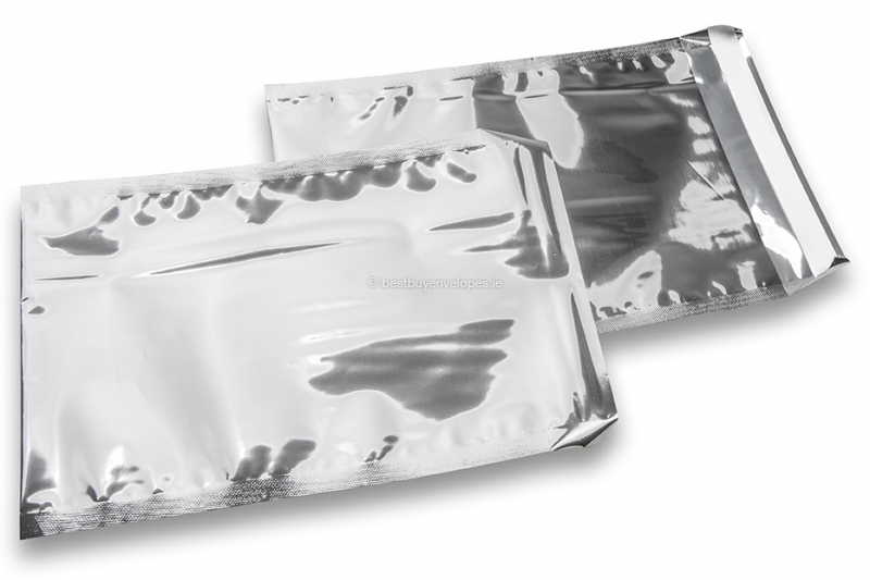 Coloured metallic foil envelopes silver - 162 x 229 mm