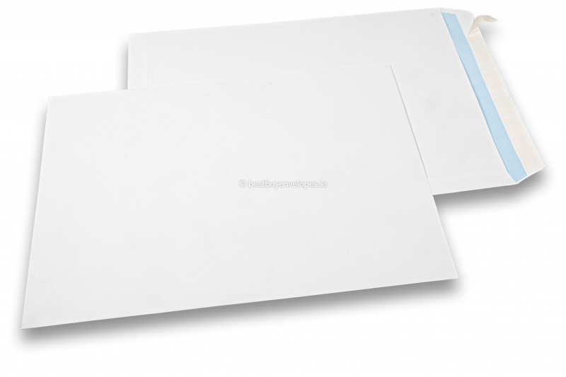 White paper envelopes, 324 x 450 mm (C3), 120 gram, strip closure