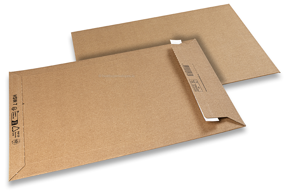 Corrugated cardboard dispatch envelopes - 320 x 460 mm