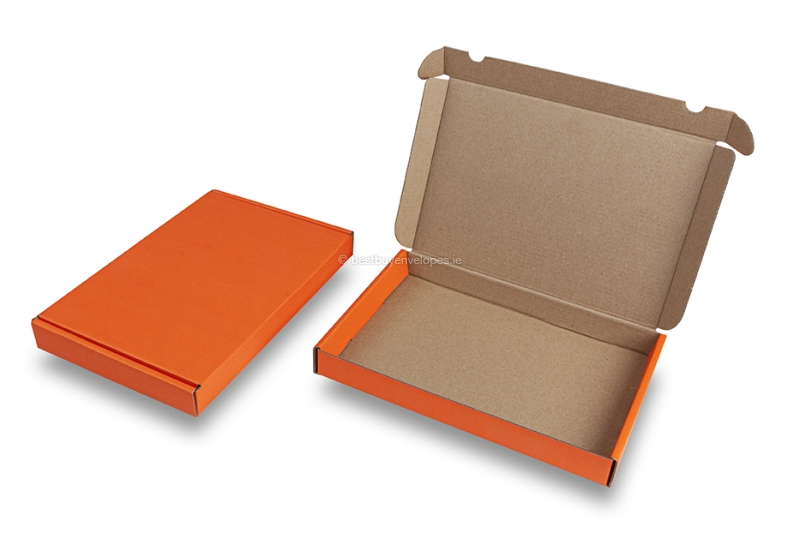 Folding shipping boxes - orange