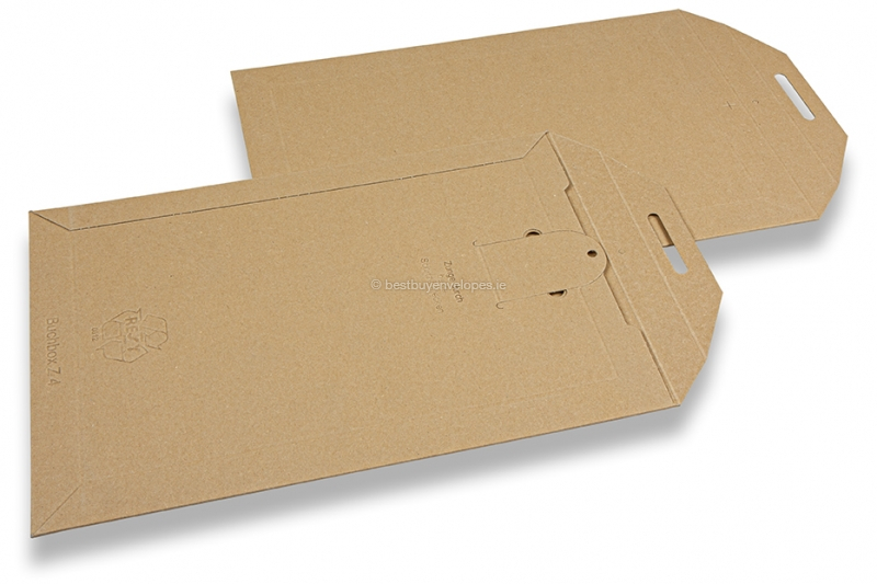 Reclosable cardboard envelopes - 250 x 353 mm