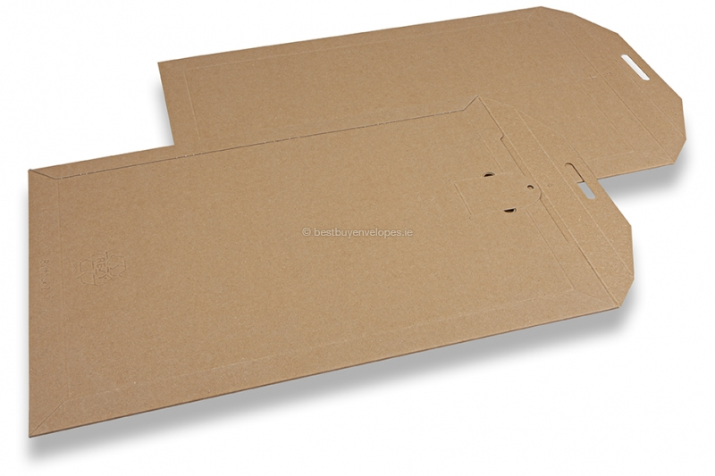 Reclosable cardboard envelopes - 320 x 455 mm