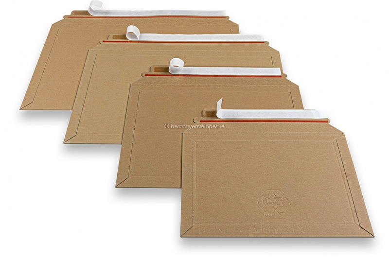 Brown cardboard envelopes