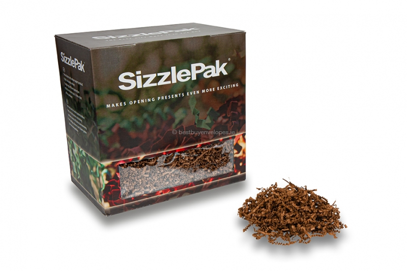 Shredded paper SizzlePak - Brown (1.25 kg), 80 grams paper