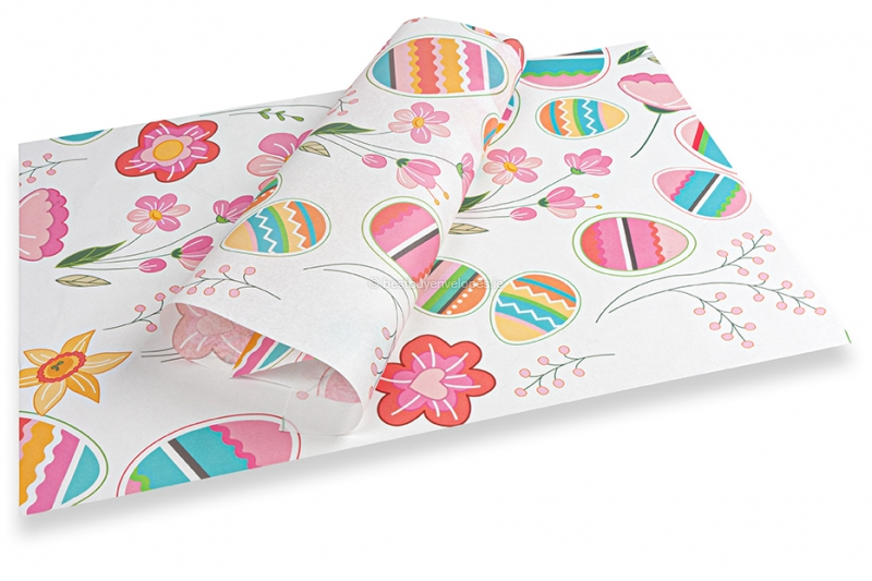 Easter themed tissue paper - bright colours