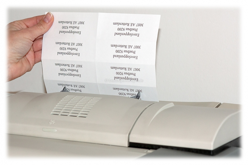 Labels for laser printers (white)