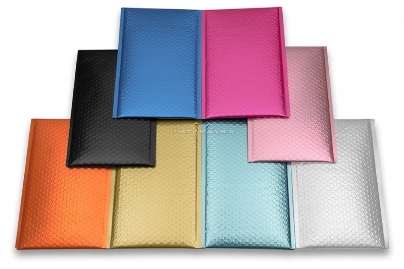 ECO matt metallic bubble envelopes