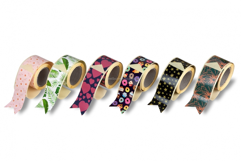 Elongated printed seals 