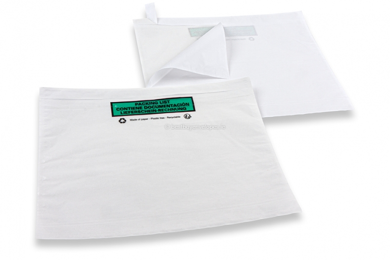 Paper packing list envelopes - 250 x 320 mm printed