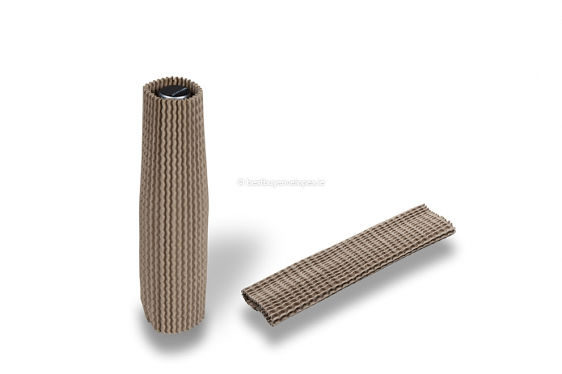 Cardboard protective sleeves kraft - 23 cm high: for a diameter of 3.5 cm to 5.5 cm