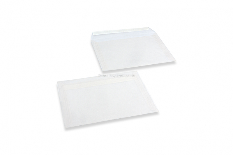 White transparent envelopes - 162 x 229 mm