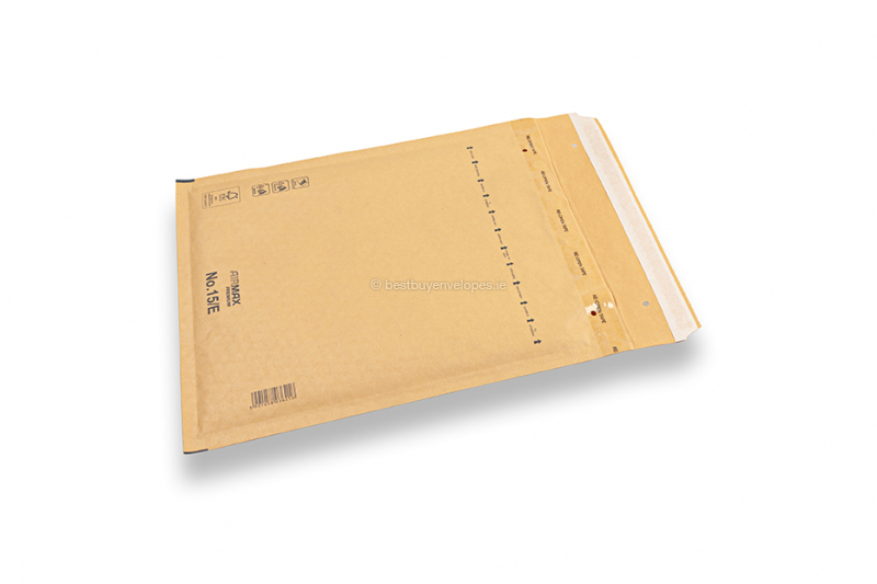 Brown bubble envelopes (80 gsm) - 220 x 265 mm (E15)
