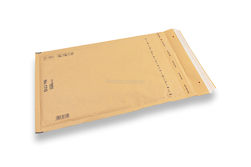 Brown bubble envelopes (80 gsm) - 230 x 340 mm (G17)