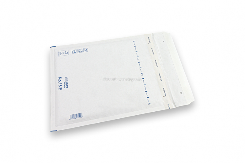 White paper bubble envelopes (80 gsm) - 220 x 265 mm