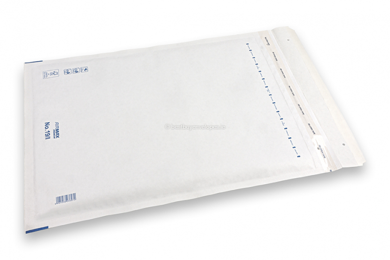 White paper bubble envelopes (80 gsm) - 300 x 445 mm