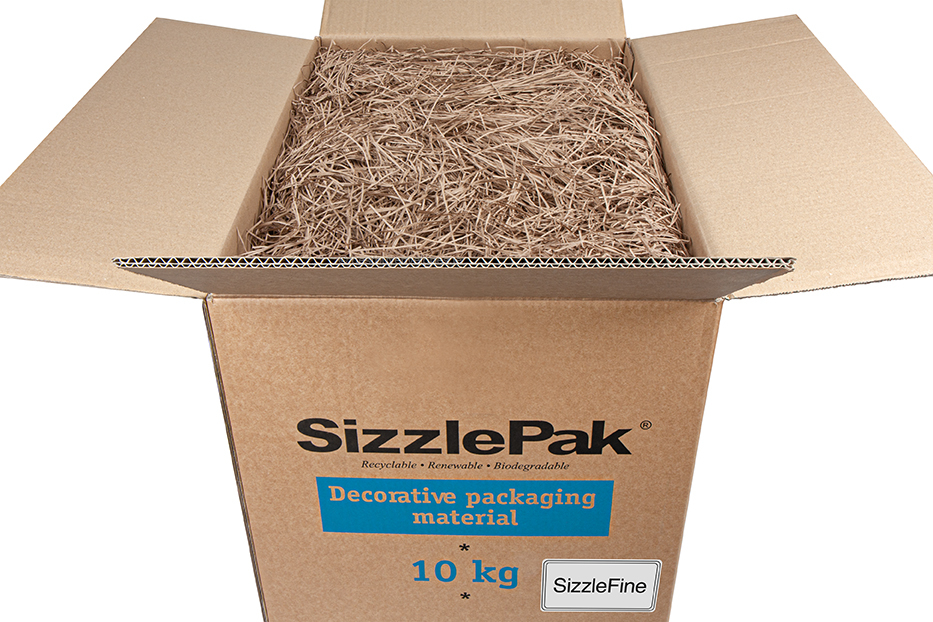 Shredded paper SizzlePak Fine - Brown kraft (neutral) (10 kg) 