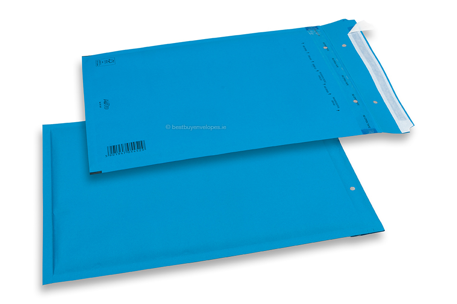 Coloured air-cushioned envelopes - Blue, 80 gr 230 x 324 mm