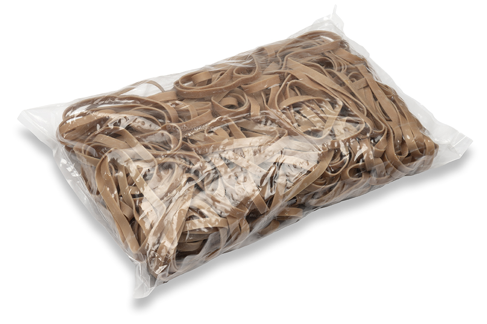 Elastic bands - bag, 1000 g (wide)