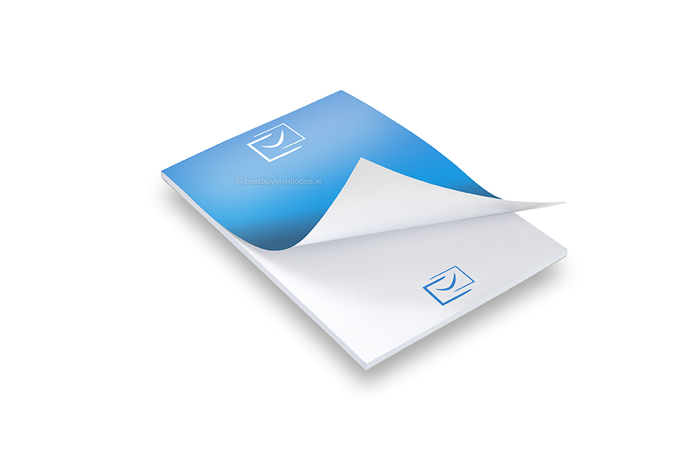 Printed notepads  - 105 x 148 mm, cover with gloss laminate