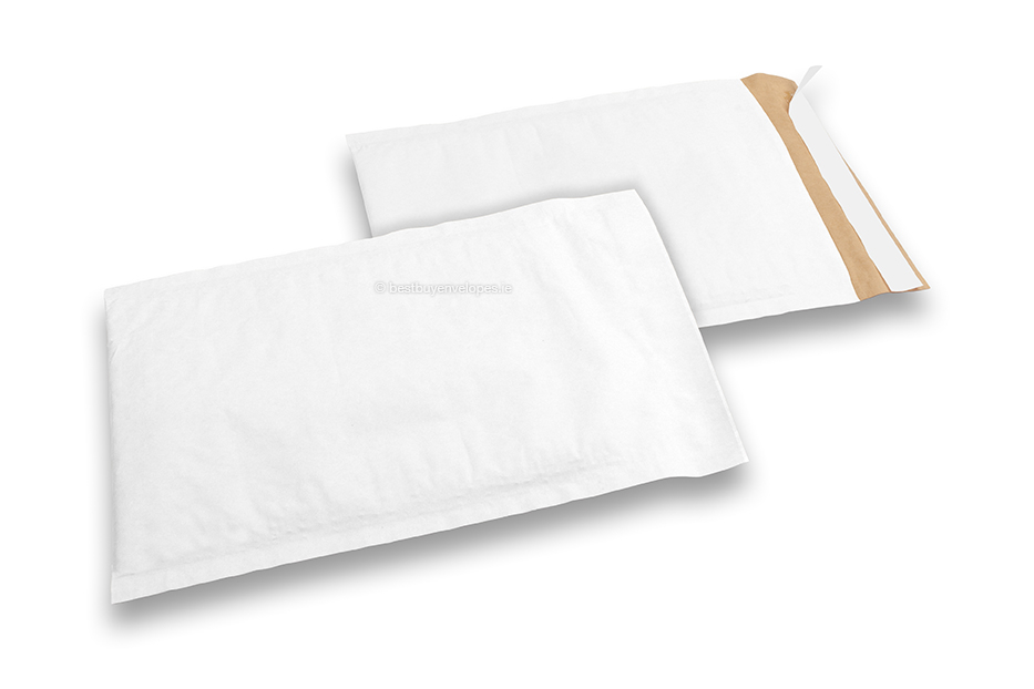 Paper padded envelopes - white, 180 x 265 mm