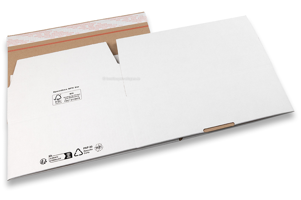 Crash lock box - white, 310 x 230 x 110 mm - SPX9