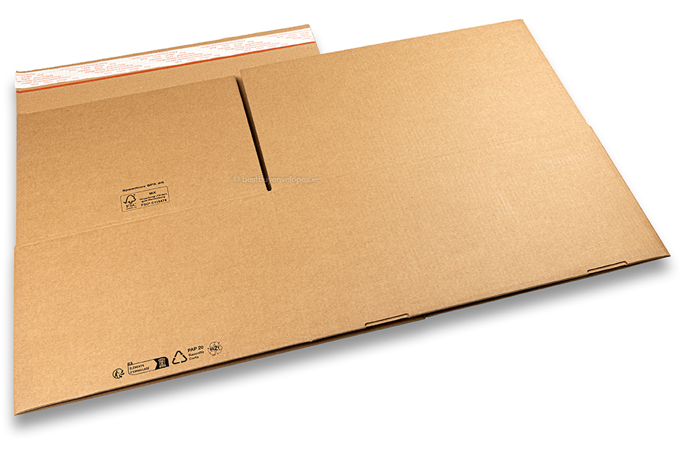 Crash lock box - brown, 430 x 300 x 200 mm - SPX25