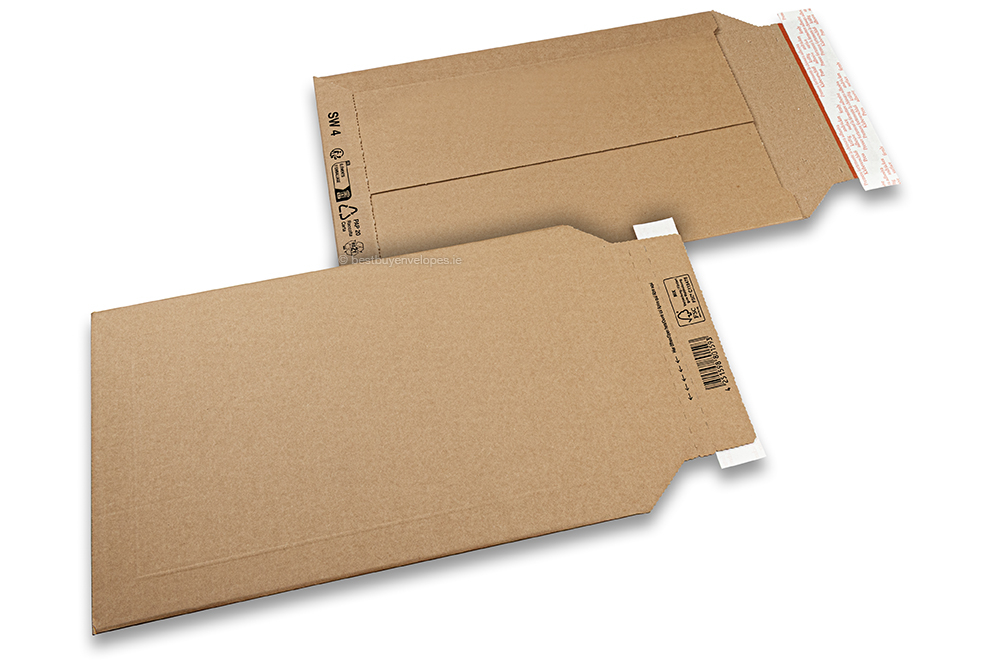 Corrugated cardboard envelopes - 245 x 345 mm, SW4
