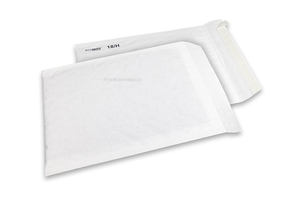 Paper padded envelopes Ecomax - 270 x 360 mm, 18/H, white