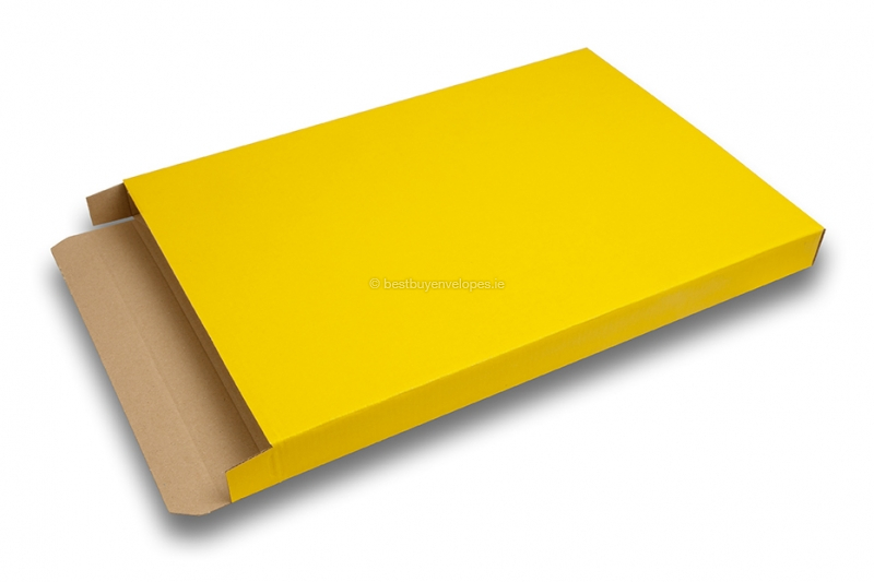 Matt coloured shipping boxes - Yellow