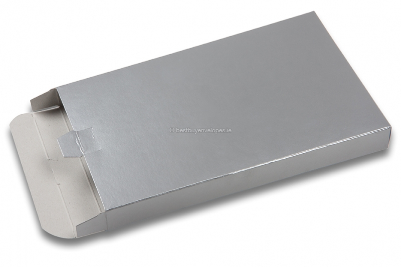 Shiny coloured post boxes - silver