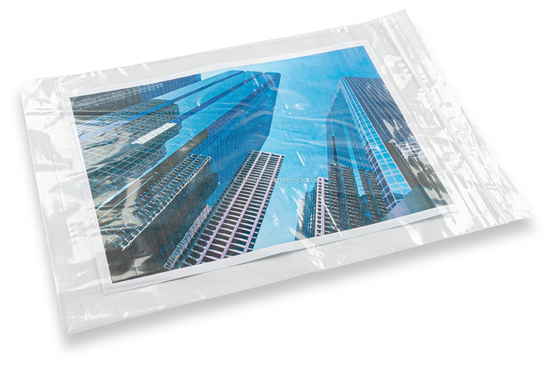 Grip-seal bags - transparent (example with contents)