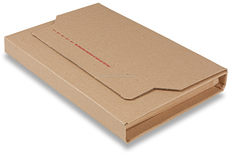 Book packaging - closed - brown
