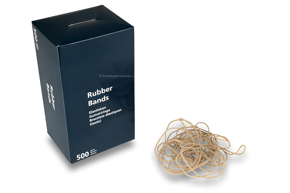 Elastic bands - box, 500 g (narrow)